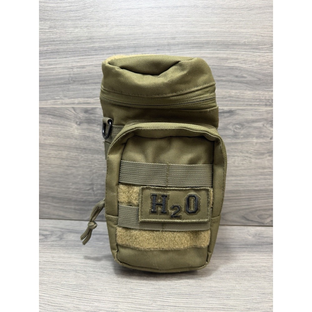 Orca Tactical Camouflage Insulated H2O Water Bottle Bag Green Outdoor Hiking